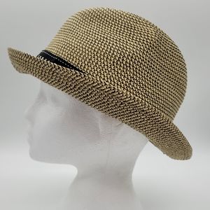 DELUX | woven straw fedora hat